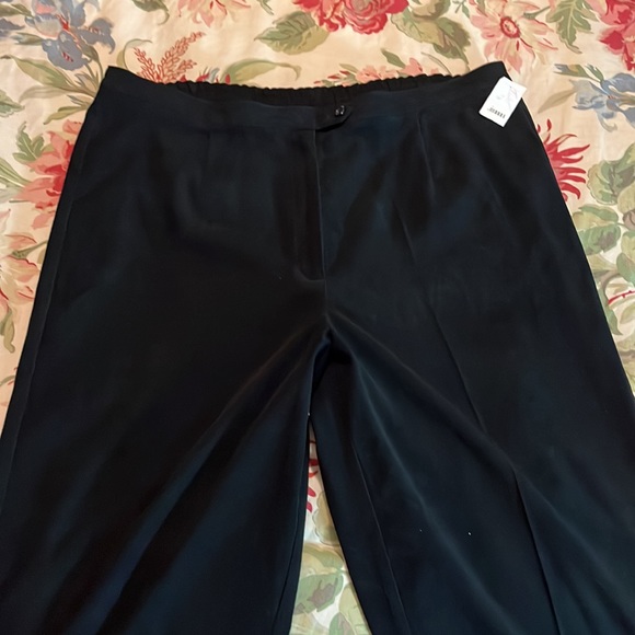 AVENUE Size 20 Trouser NO Pocket Slim Flatfront Elastic-Insert Stretch $89 NEW - Picture 5 of 16